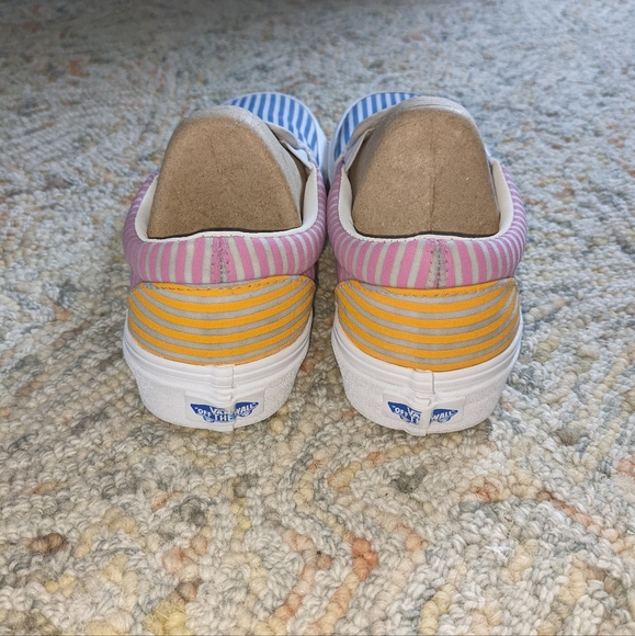 Vans Slip On Pinstripe Shoe 7.5 - Picture 10 of 12